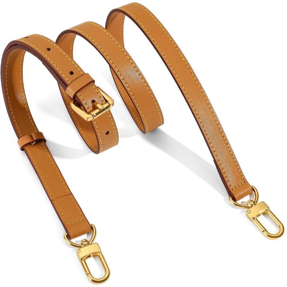 Leather Replacement Shoulder Strap Adjustable Handbag Strap Crossbody Purse